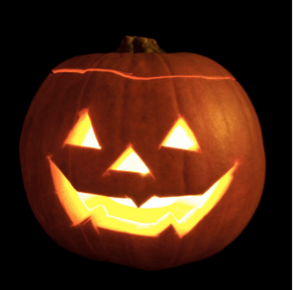Braces-friendly Halloween candy guide - carved pumpkin with braces smile