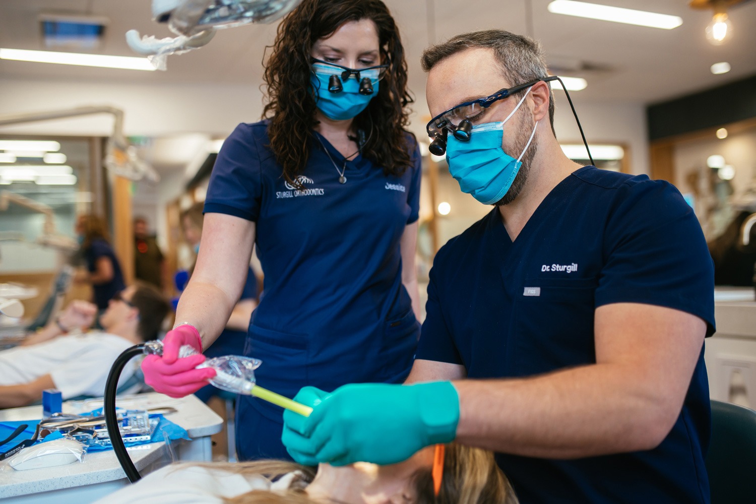 Dr. Sturgill and team providing personalized orthodontic care to fix crossbites in Johnson City